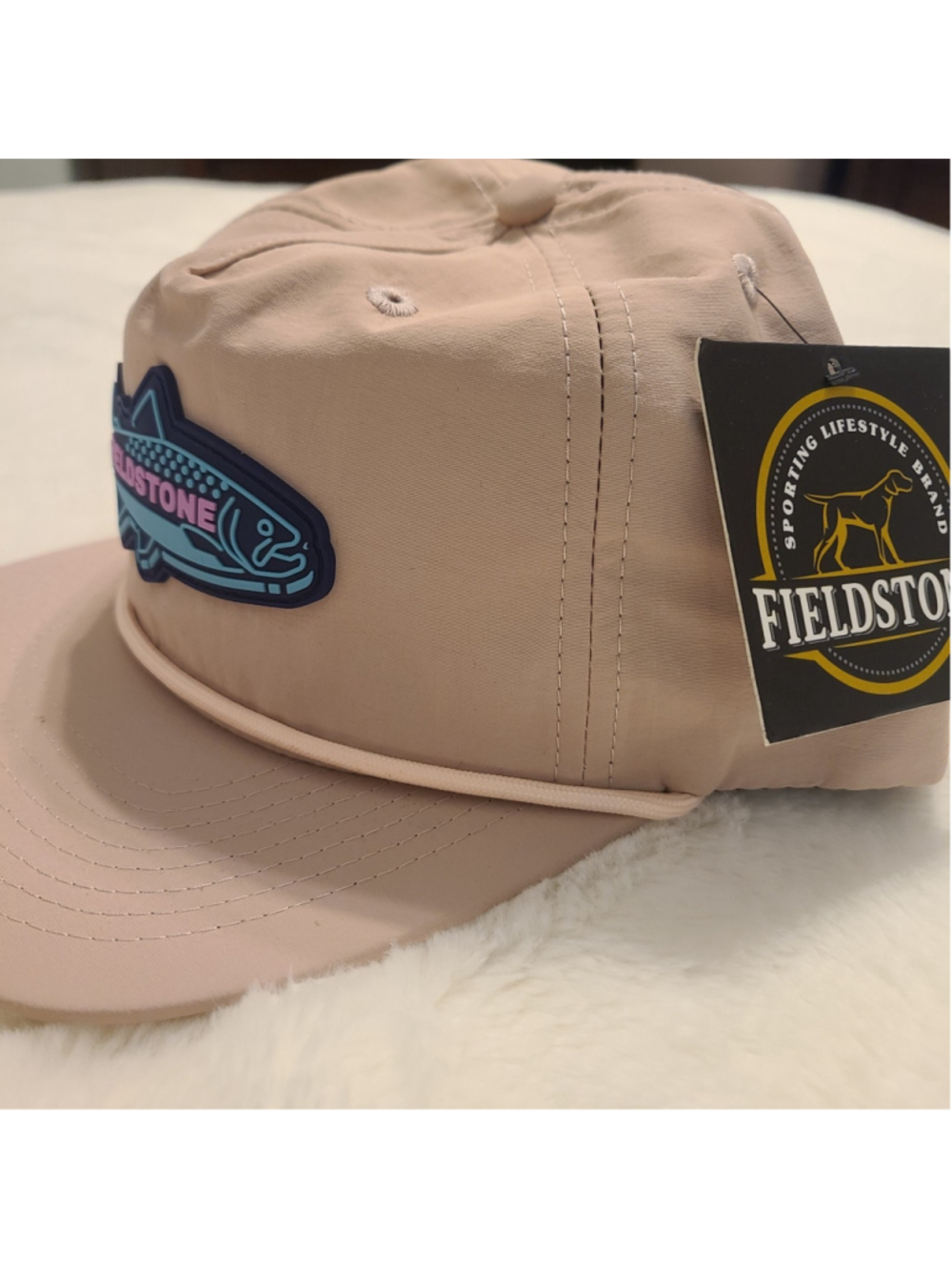 Fieldstone Pink Five-Panel Rope Hat - Picture 3 of 8